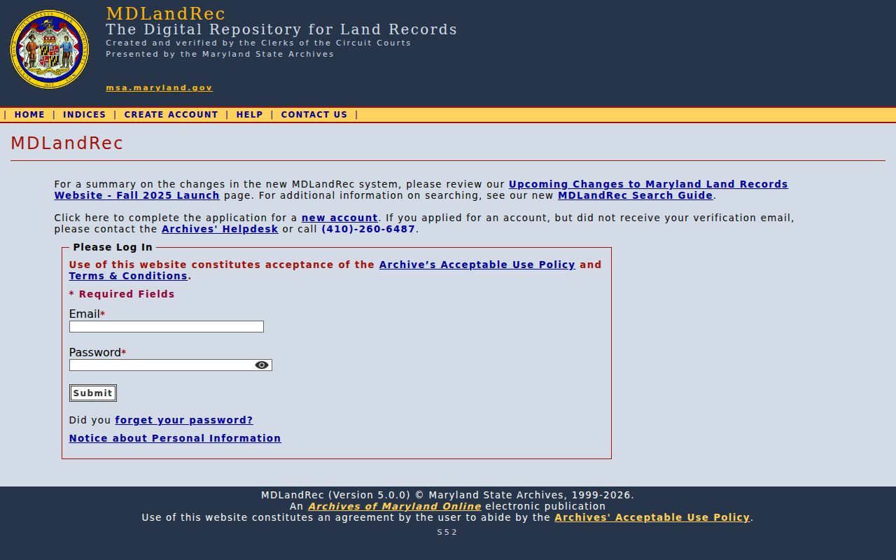 Odenton people search through Maryland land records