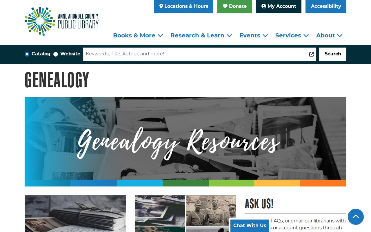 Odenton people directories Anne Arundel library genealogy resources